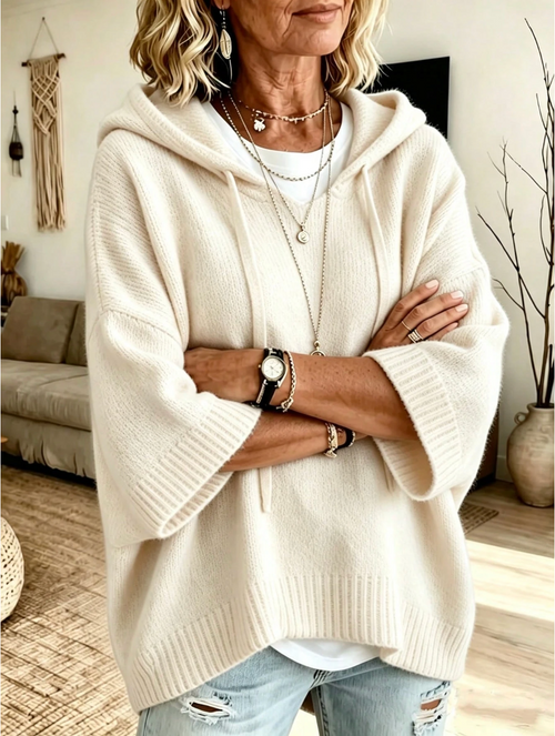 Felpa Leggera con Cappuccio Donna - Aurora